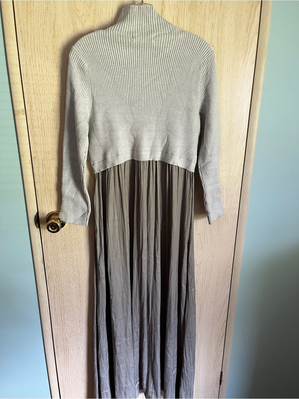ANTHROPOLOGIE Thea Long-Sleeve Twofer Maxi Dress SZ 1X - Picture 10 of 15